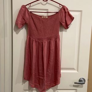 Summer dress dusty mauve/pink